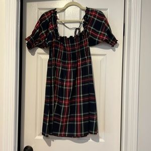 Hill house Athena - navy Tartan Size small